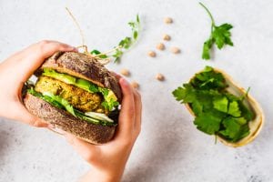 Plant-based brand showcasing new sandwich
